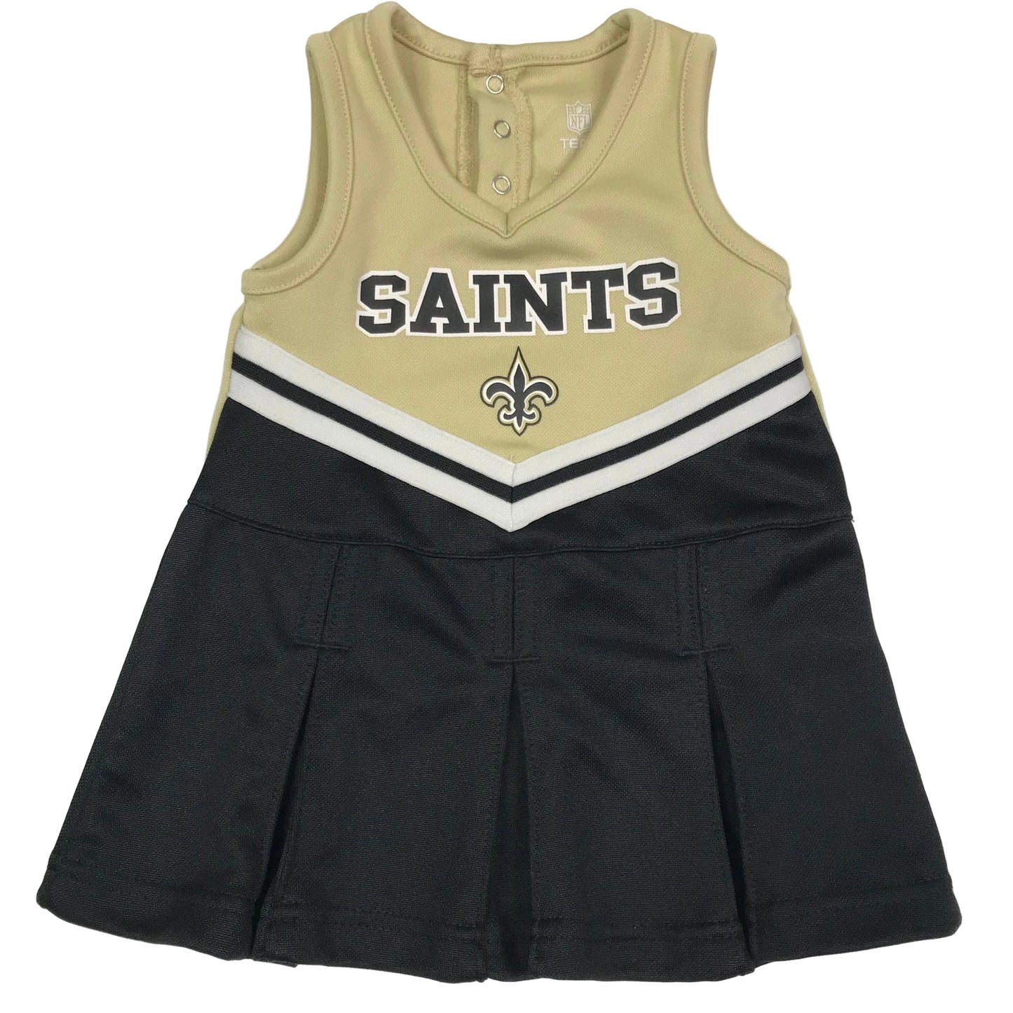 New Orleans Saints Girls Size 12M Cheer Dress