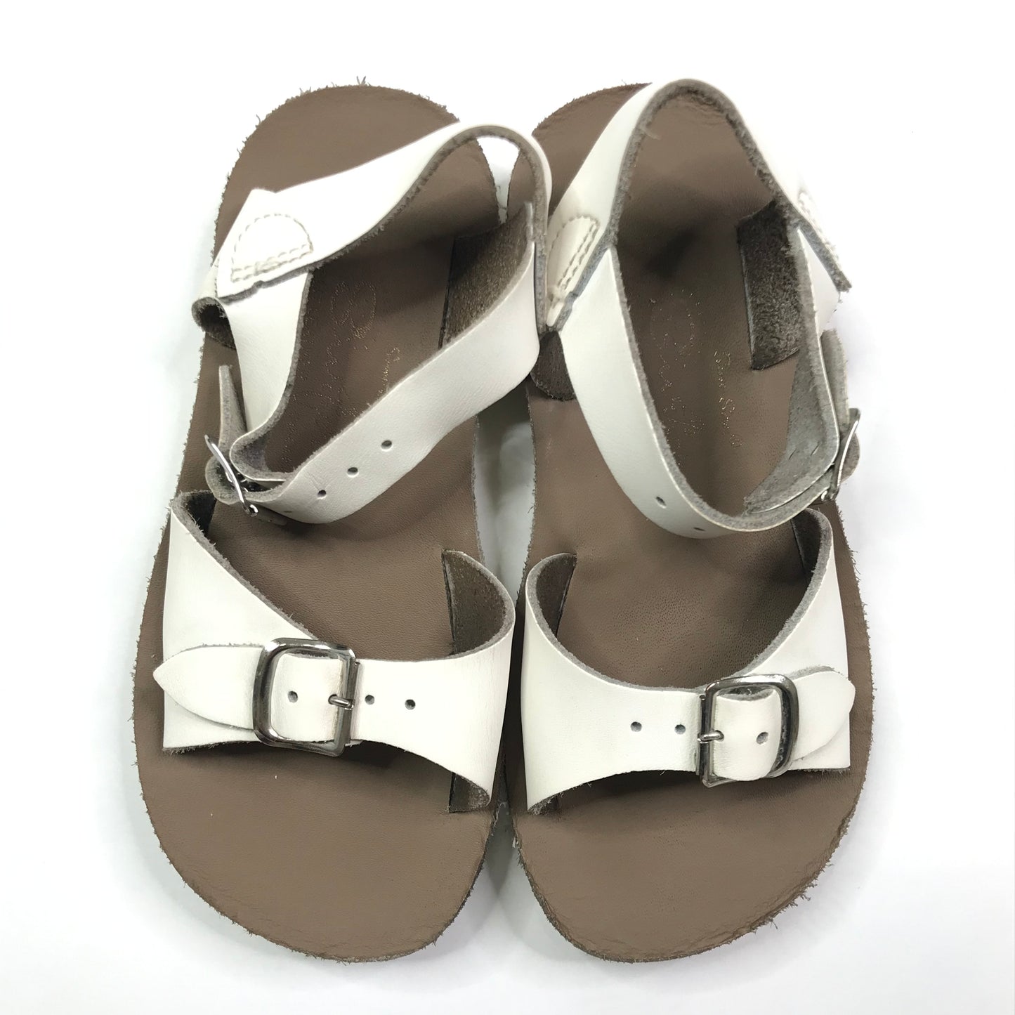 Sun-San Surfer Salt Water Sandals White Shoes Unisex Size 10