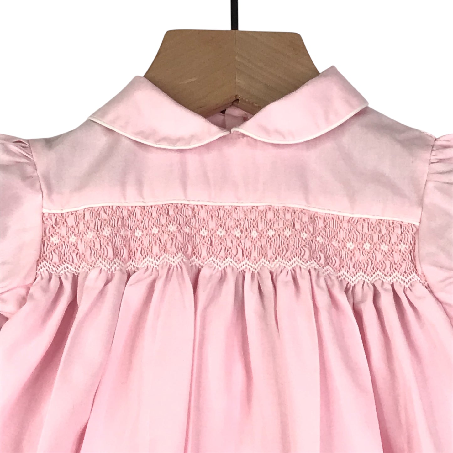 Rosey Kids Smocked Pink Bubble Baby Girls Size 0-3M