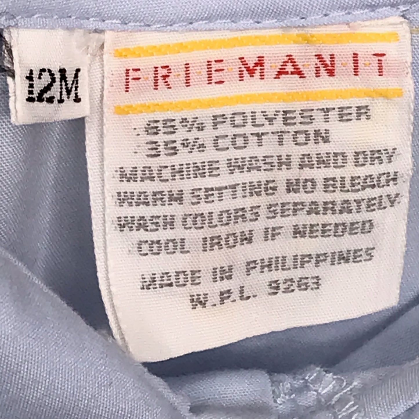 Friemanit Vtg Diaper Set Train Embroidery Baby Boy Size 12M