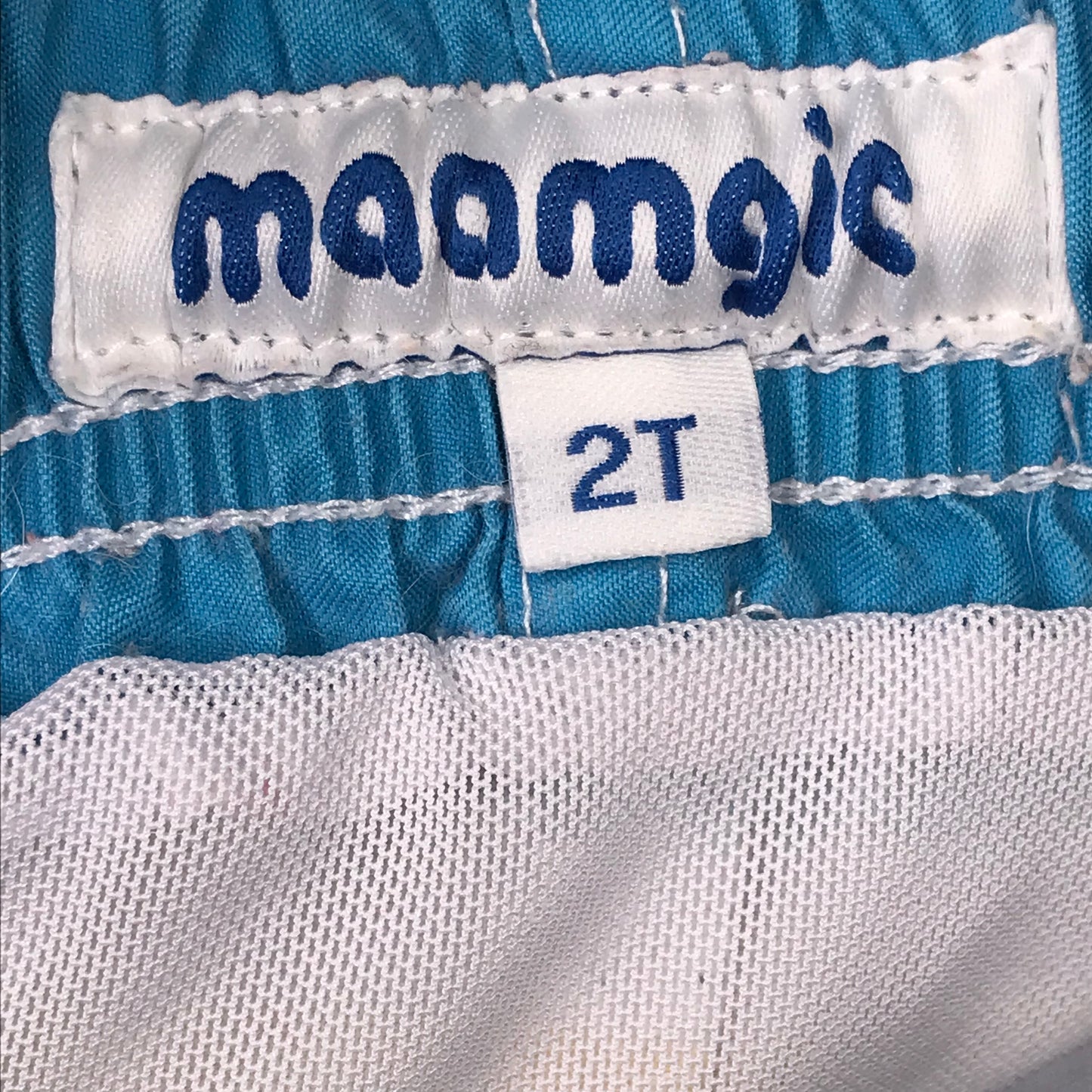 Maamgic Striped Multicolored Swim Trunks Shorts Boys Size 2T