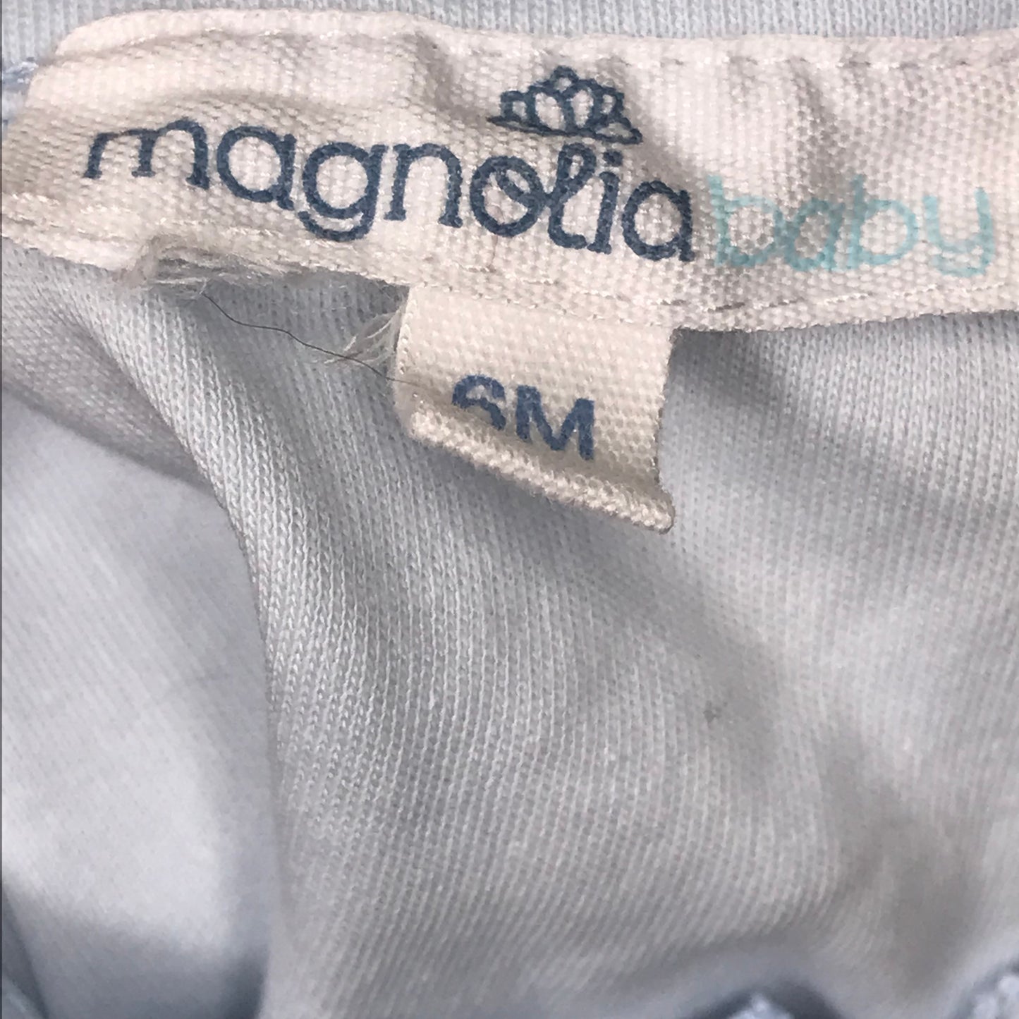 Magnolia Baby Diaper Set Yellow Duck Embroidered Blue Boy Size 6M