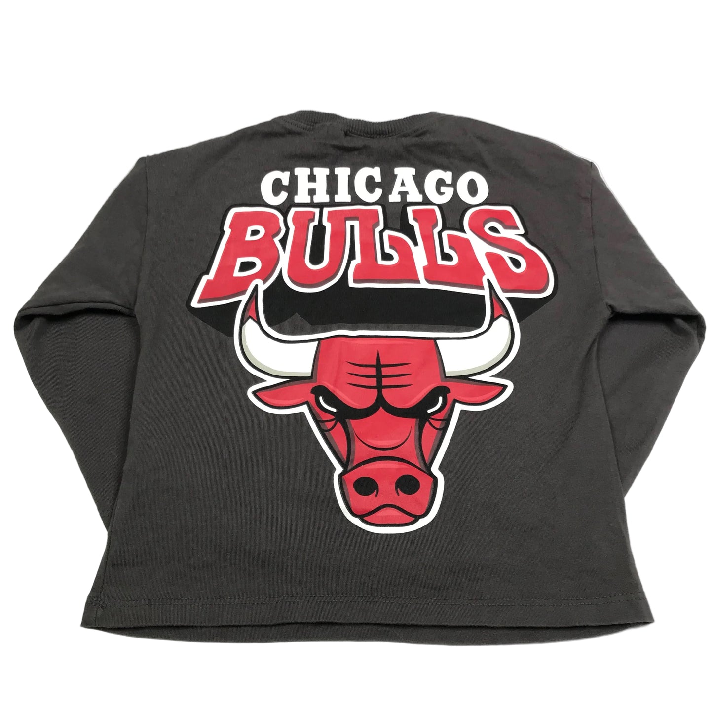 Zara Chicago Bulls Graphic Tee Shirt Grey Boys Size 2T