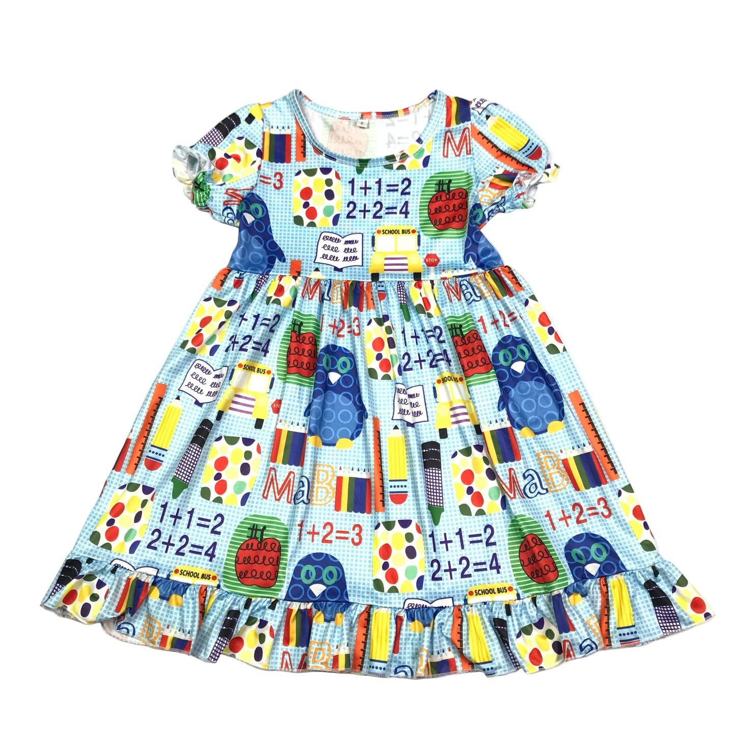 Design Back to School Casual Dress Girls Size 6