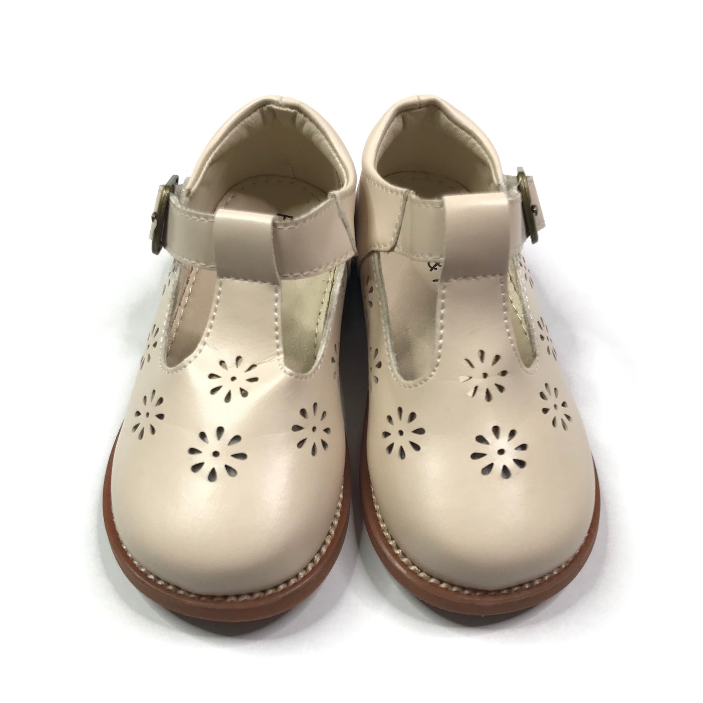 Felix & Flora Mary Jane Beige Shoes Toddler Girls Size 6