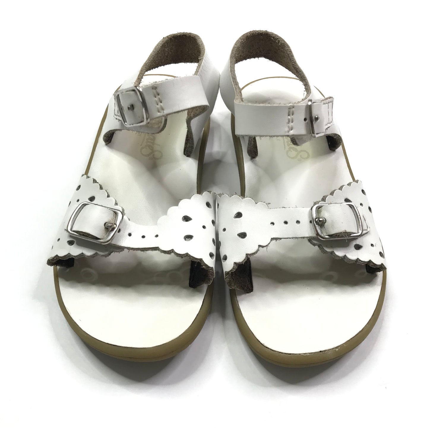 Footmates Ariel White Sandals Shoes Girls Size 8