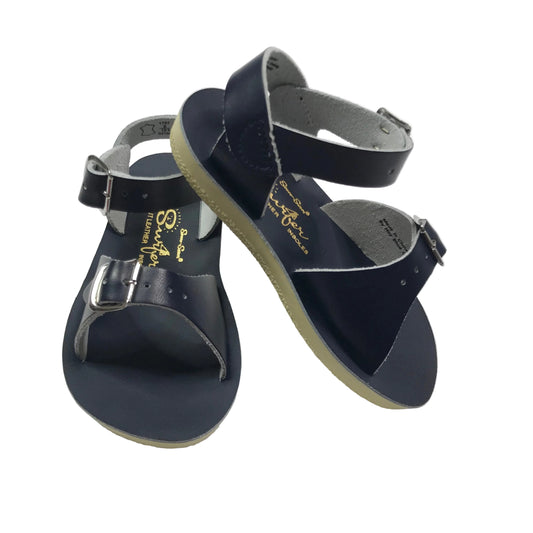 Sun-San Surfer Salt Water Sandals Navy Blue Unisex Size 8 NWOB