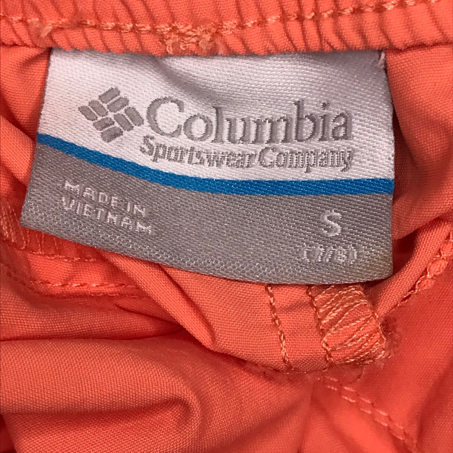 Columbia Athletic Pull On Shorts Coral Peach Girl Size S(7-8)