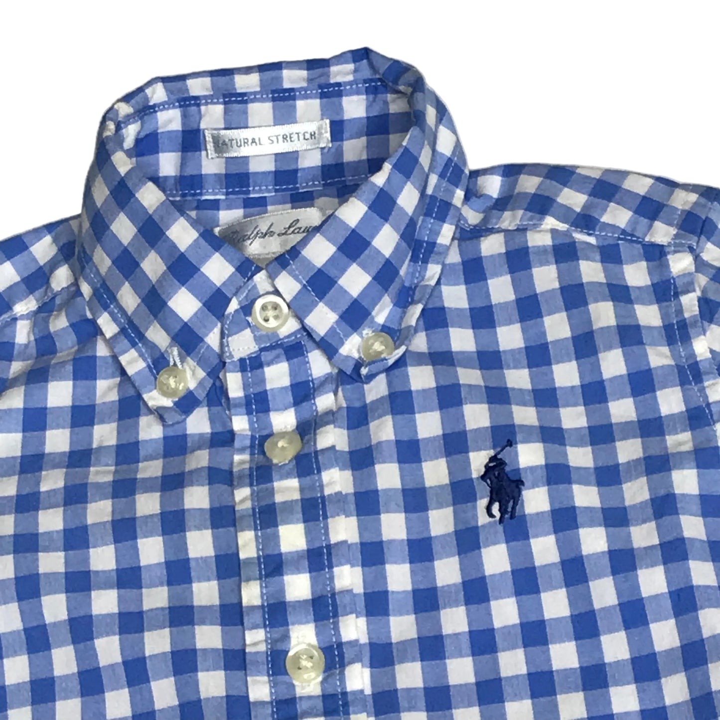 Polo Ralph Lauren Baby Boy Gingham Button Down Shirt Size 9M