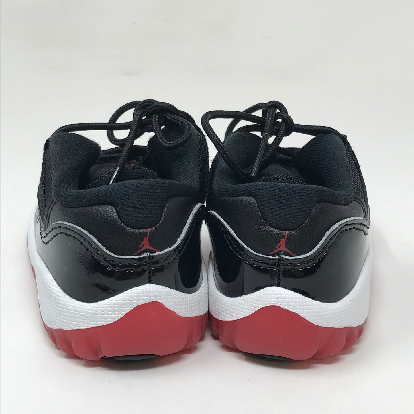 Jordan 11 Retro Low Bred Black White Red Toddler Size 7C
