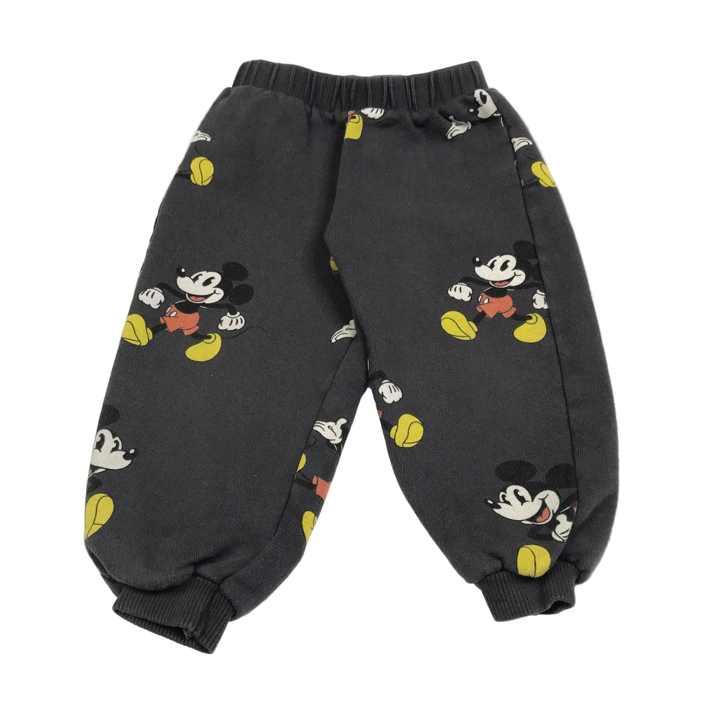 Zara Disney Mickey Mouse Grey Jogger Sweatpants Boys Size 3-4