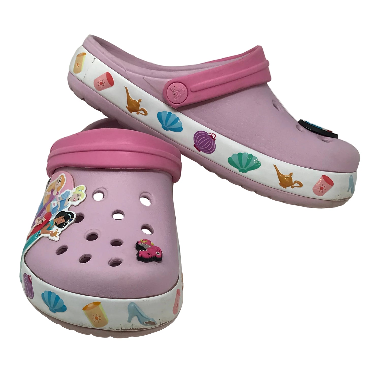Crocs Disney Princess Pink Girl Size J2