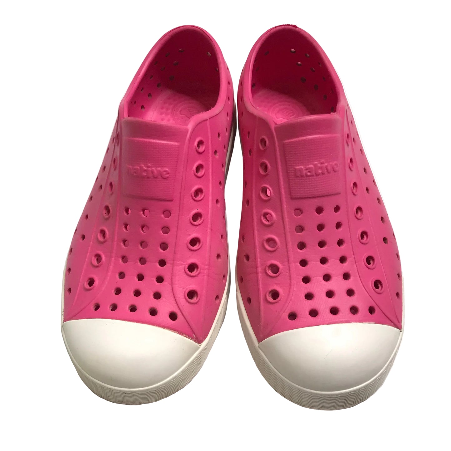 Native Jefferson Slip On Waterproof Sneakers Shoes Pink Girl Shoes Size C12