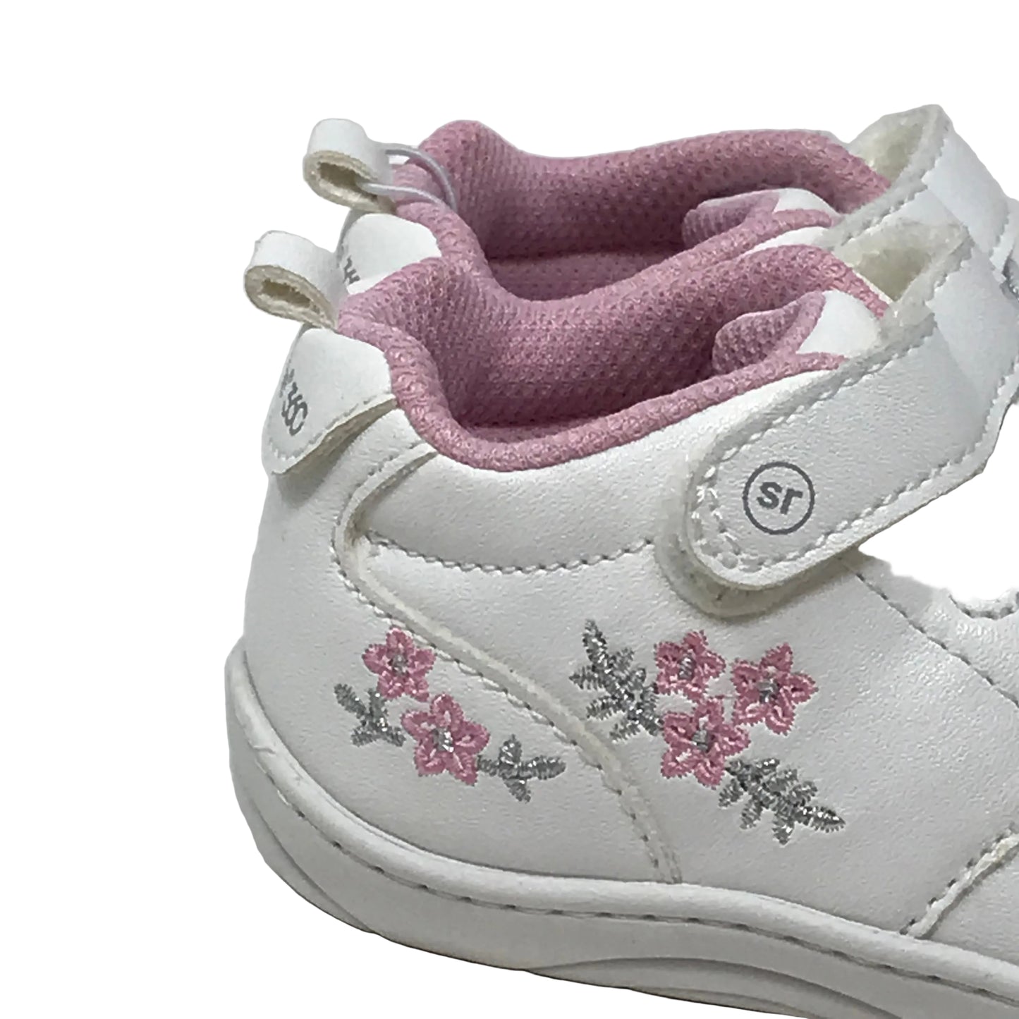 Stride Rite Tate 2.0 Sneaker White Baby Girl Size 4M