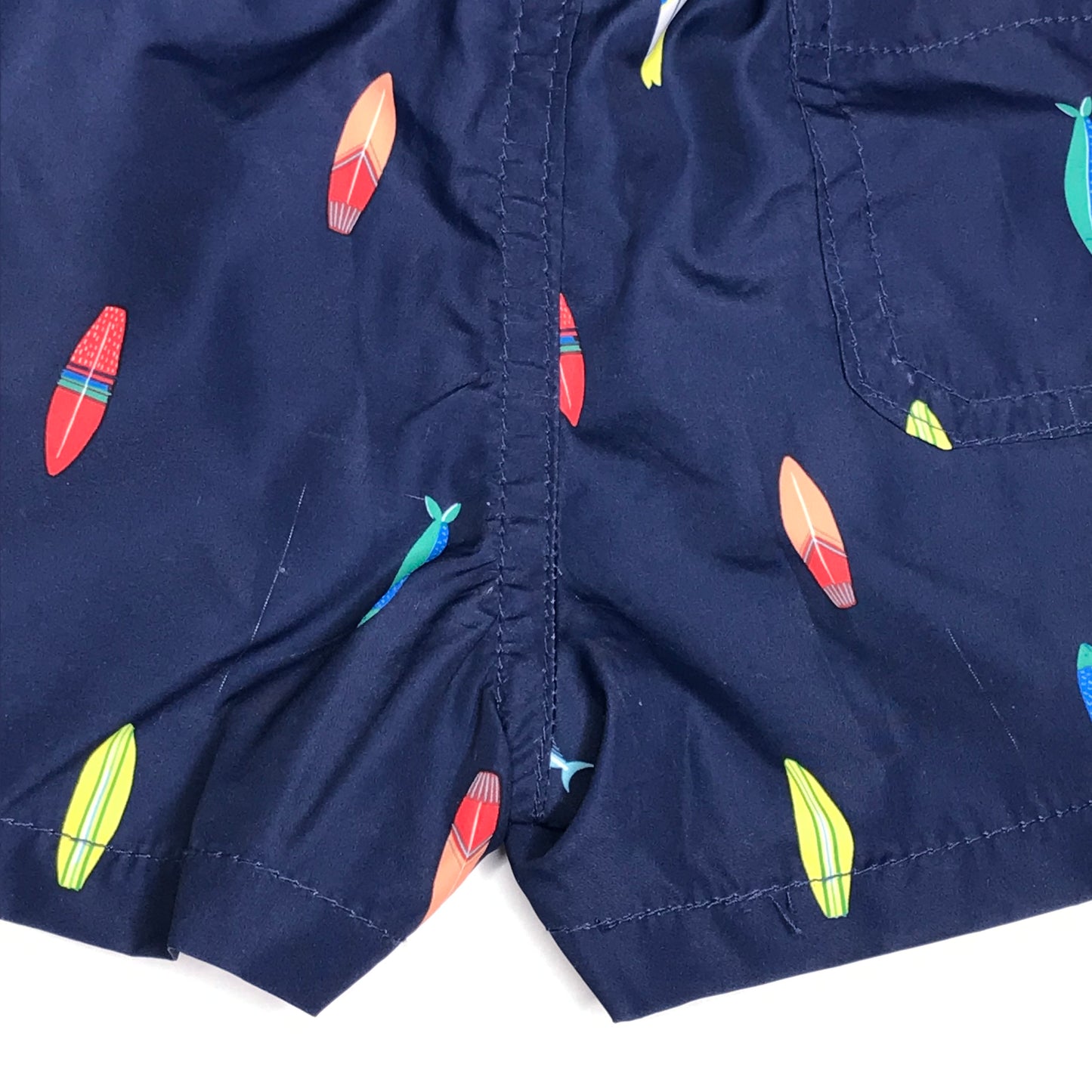 Zara Baby Boy Surfboard Leone Blue Shorts Size 12-24M