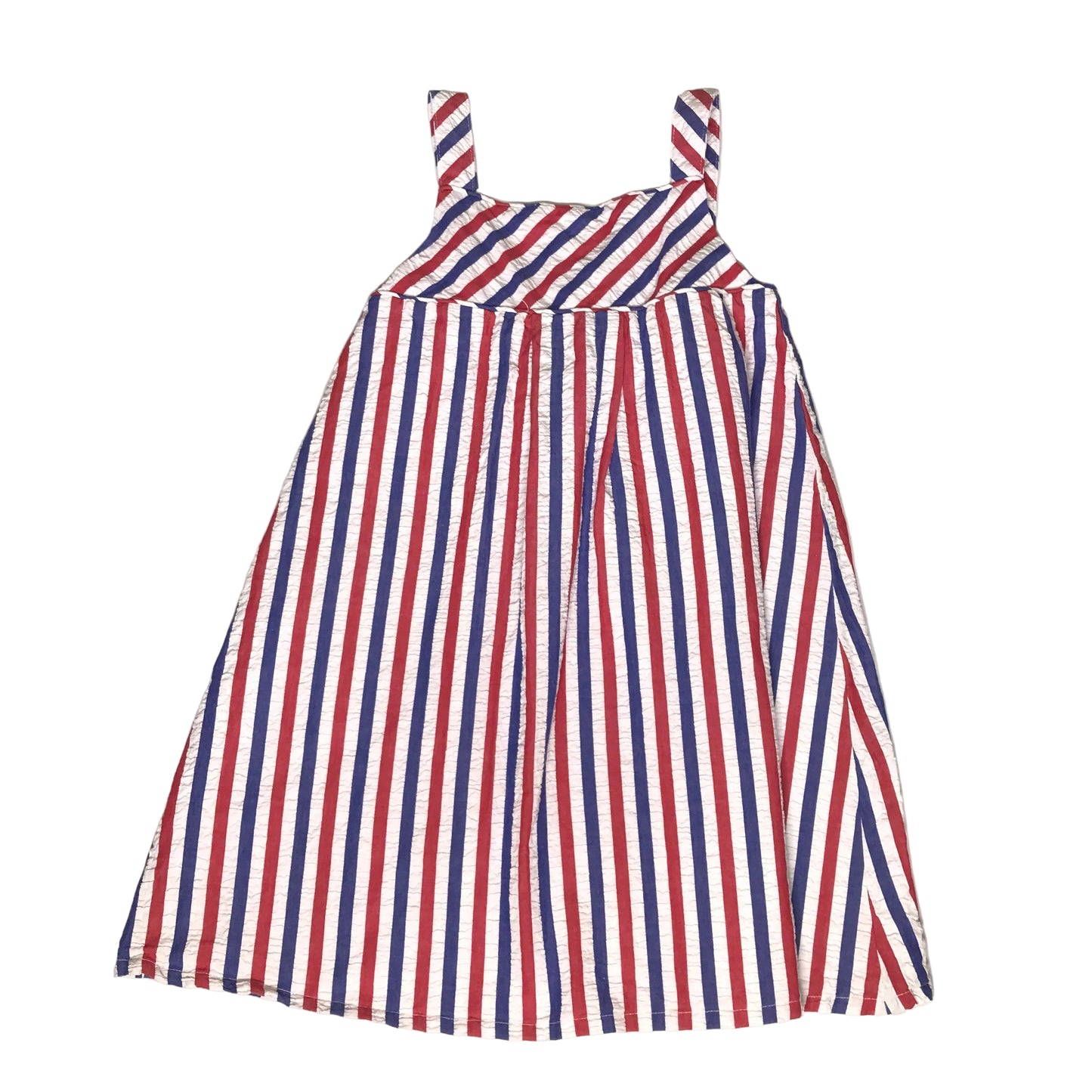 Tommy Bahama Patriotic Striped Dress Red White Blue Girl Size 8