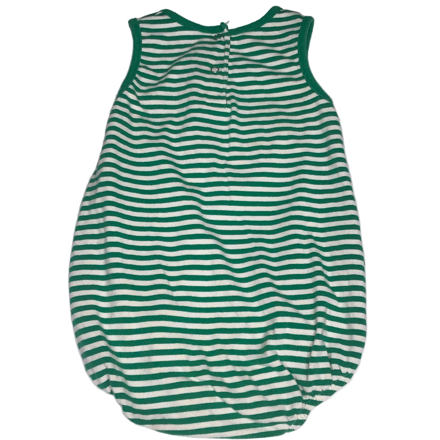 Trotter St. Tractor Striped Bubble Baby Boy Size 18M