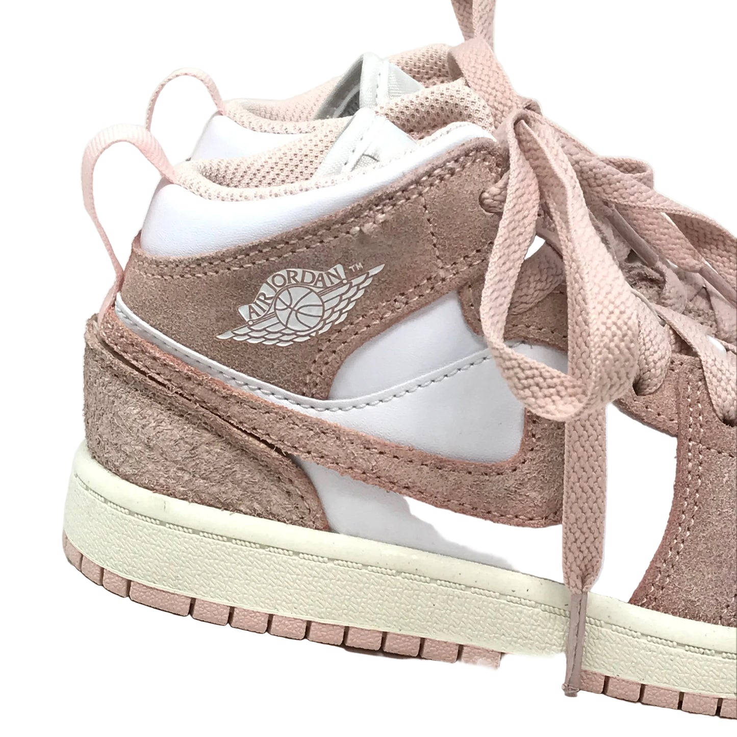 Nike Air Jordan 1 Mid SE Sneakers Pink Toddler Size 13.5C