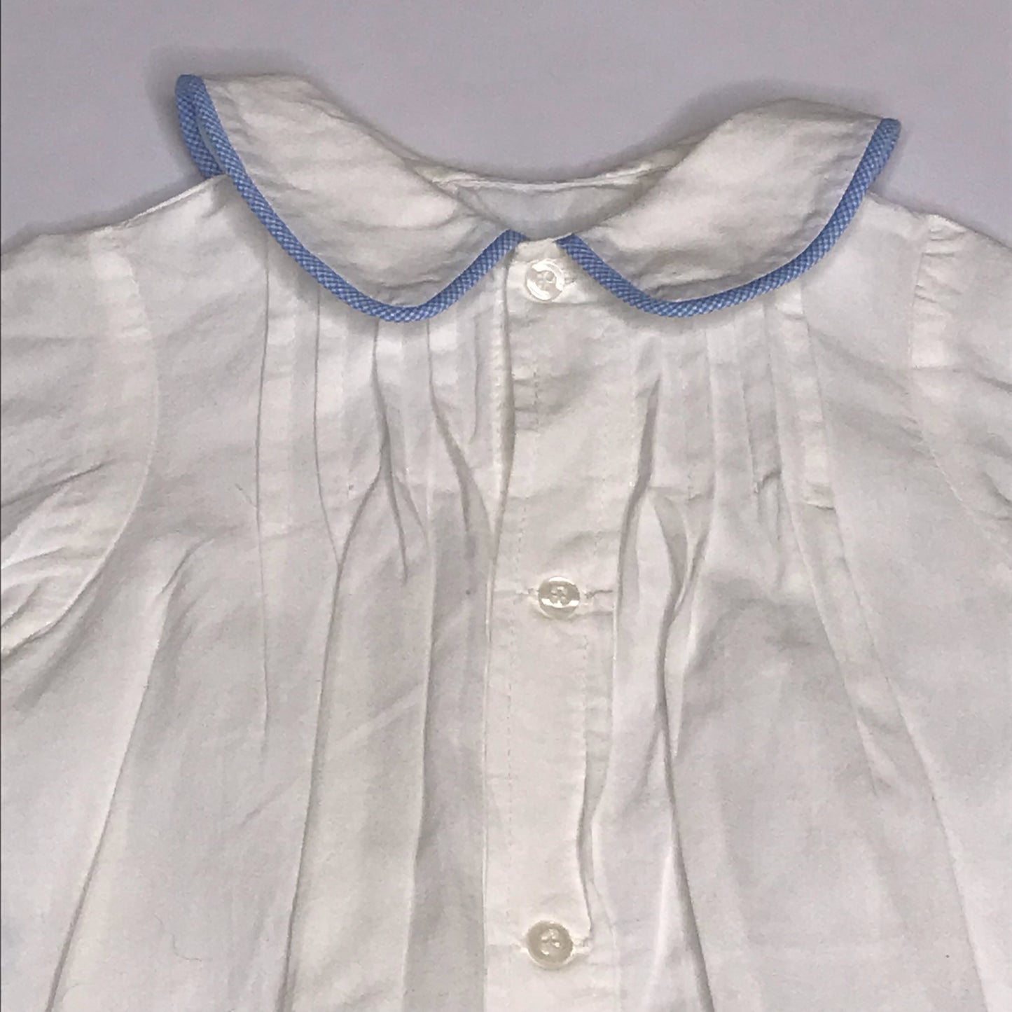 Remember Nguyen Bubble Baby Boy White Blue Size 9M