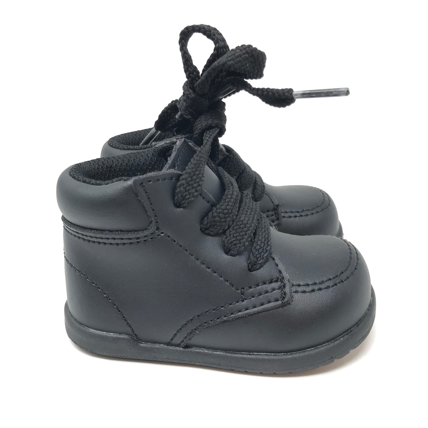 Shoe Dept. Lace Up Oxford Shoes Black Boy Size 3W