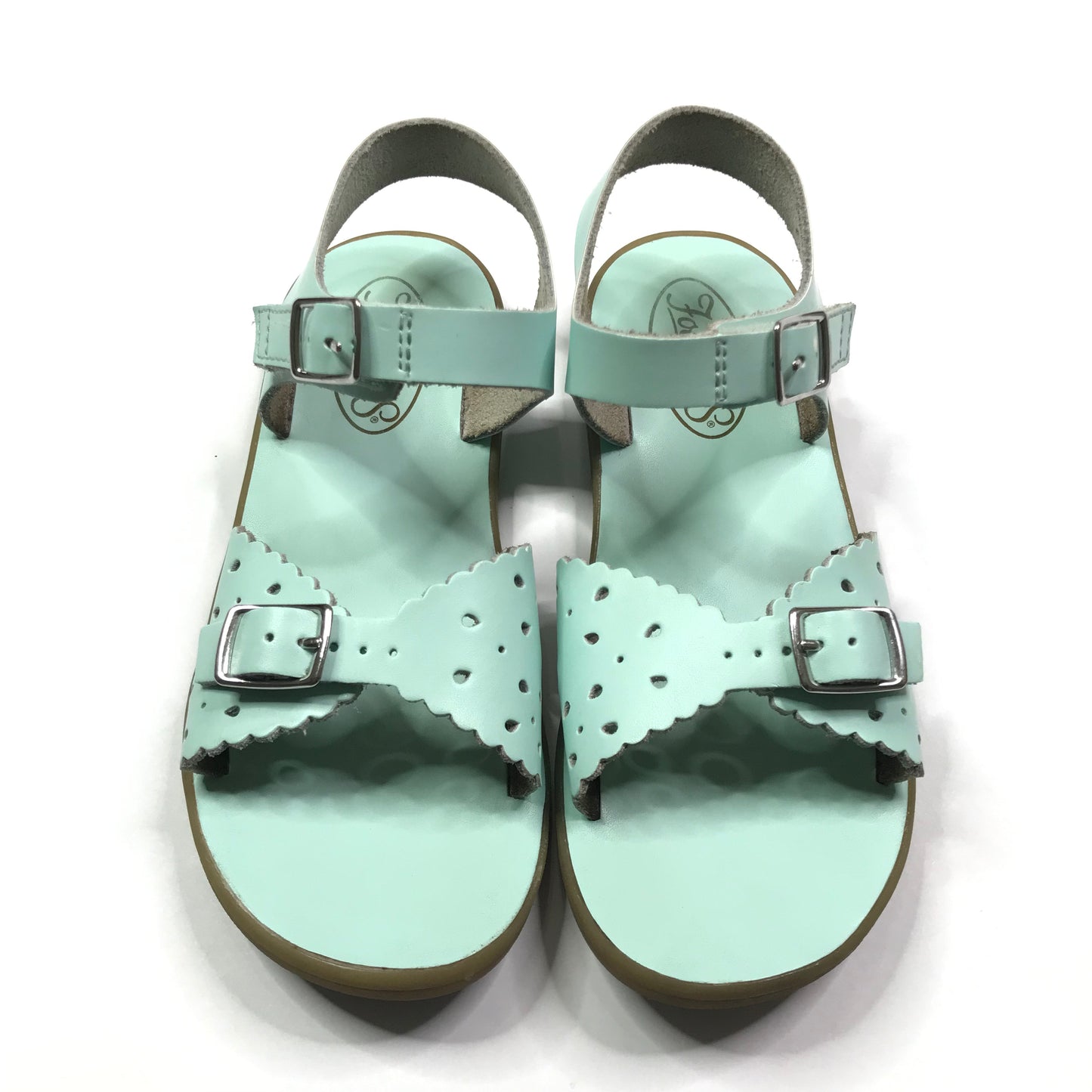 Footmates Ariel Mint Sandals Shoes Little Girls Size 1