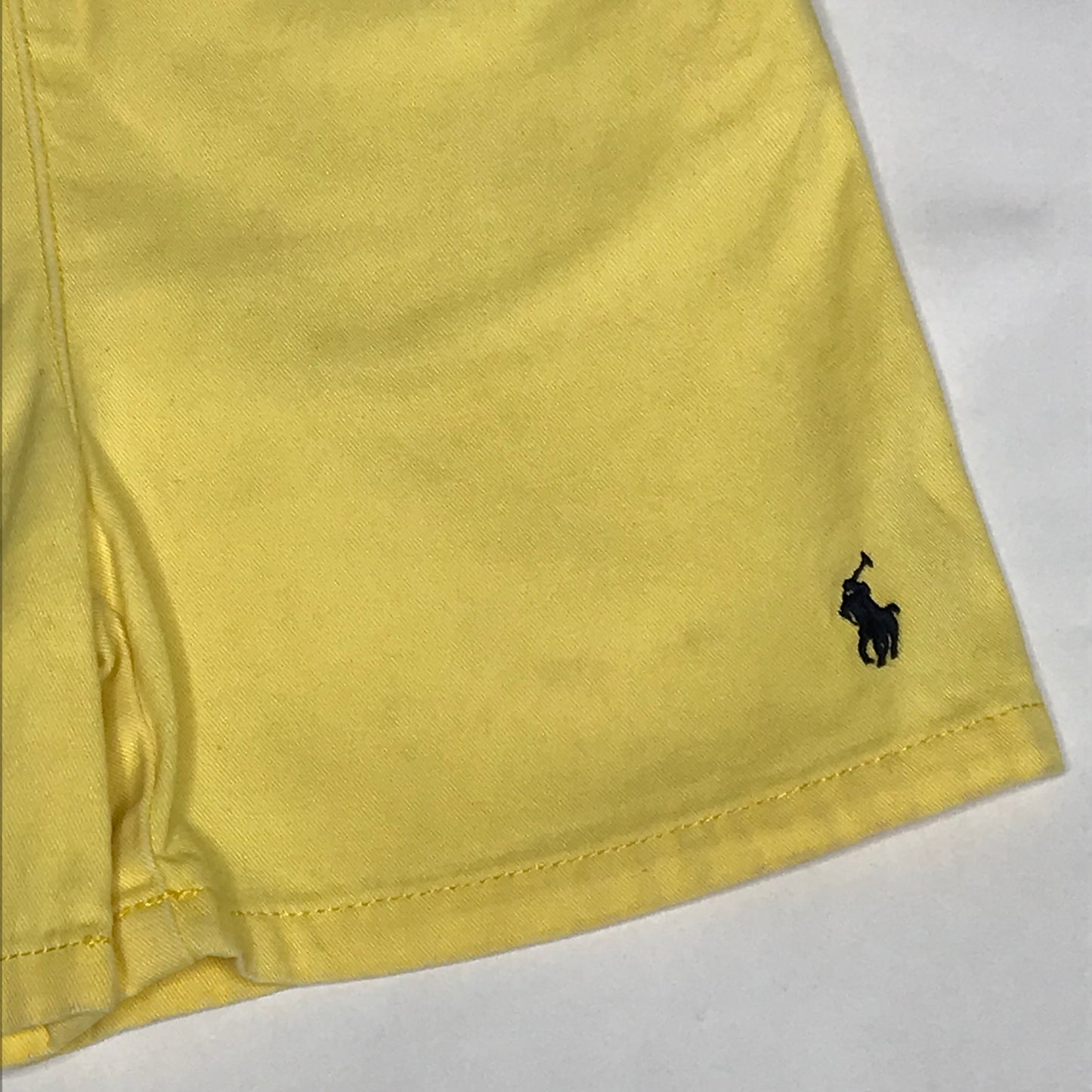 Polo Ralph Lauren Baby Boy Chino Elastic Waist Shorts Yellow Size 24M