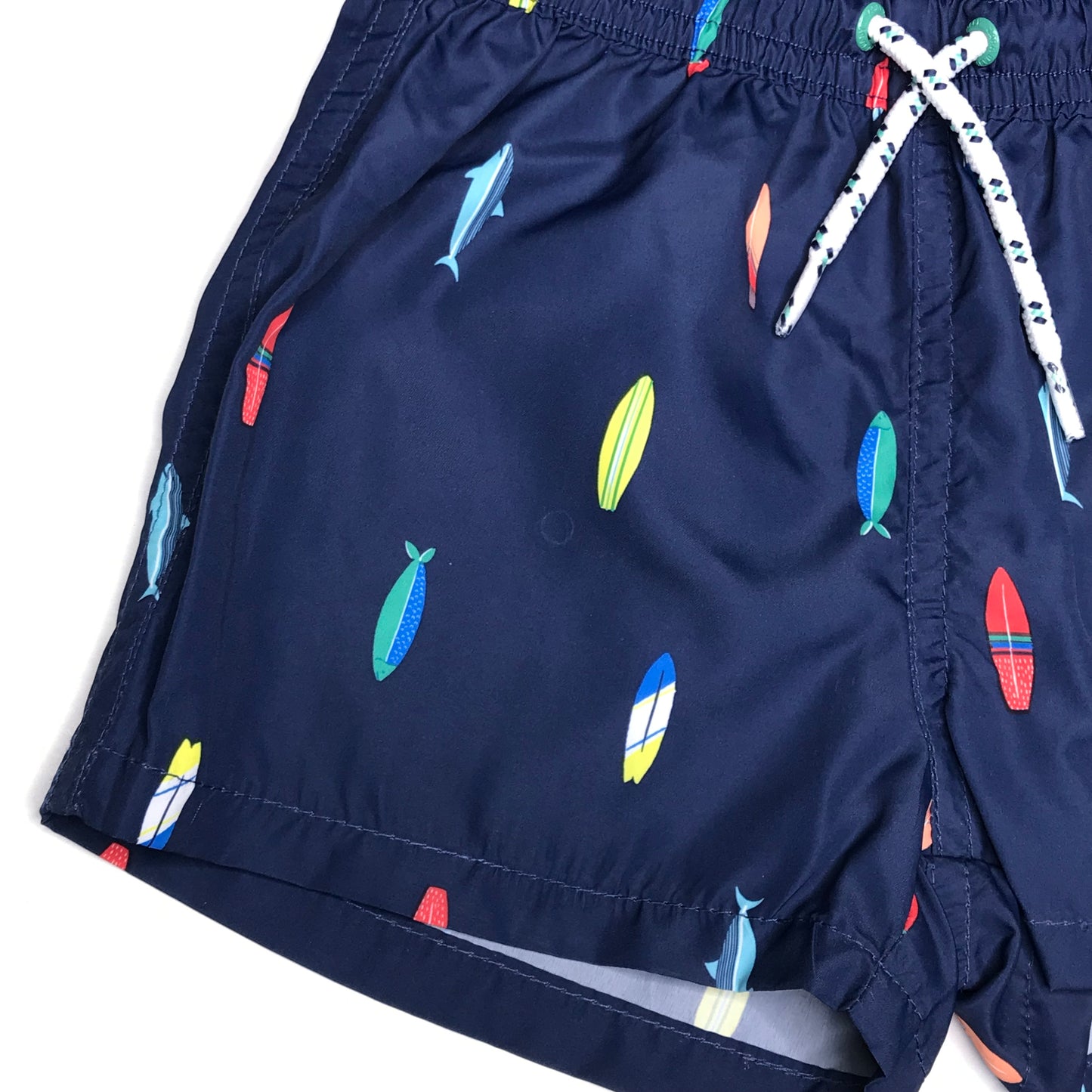 Zara Baby Boy Surfboard Leone Blue Shorts Size 12-24M