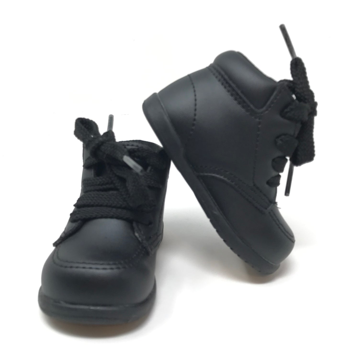 Shoe Dept. Lace Up Oxford Shoes Black Boy Size 3W