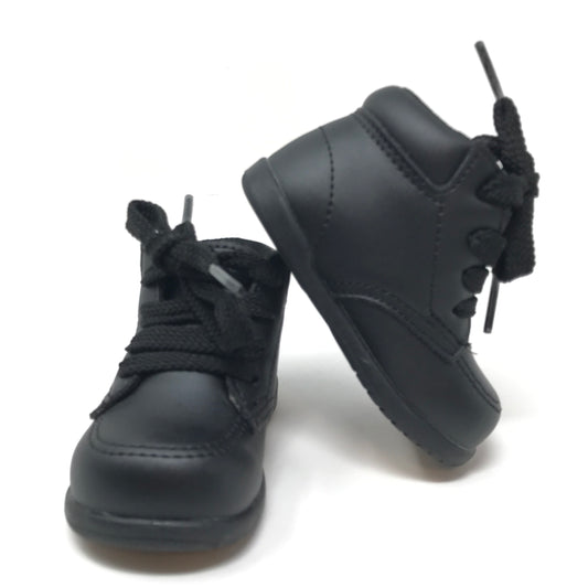 Shoe Dept. Lace Up Oxford Shoes Black Boy Size 3W