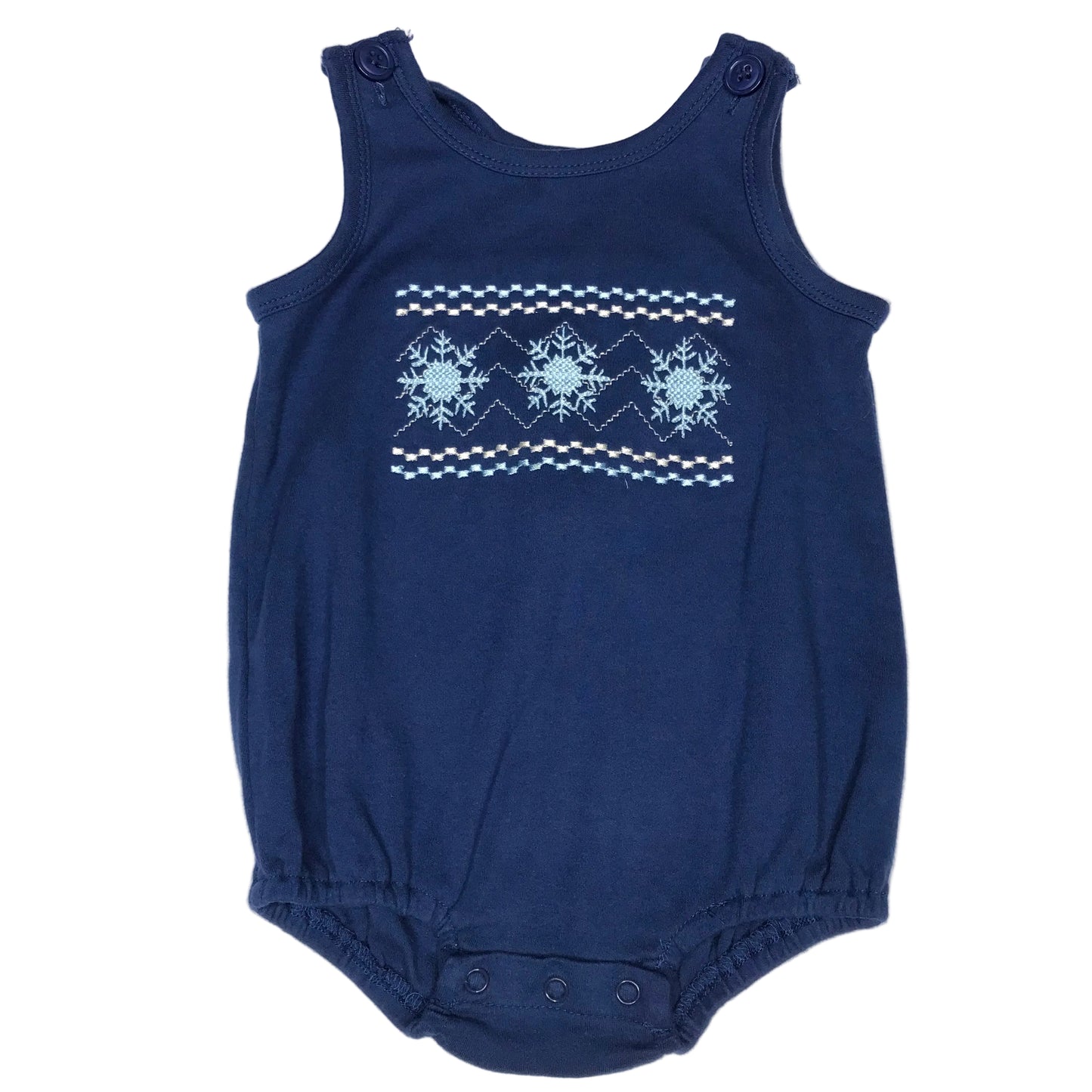 Blanks Boutique Embroidered Bubble Baby Boy Size 12M