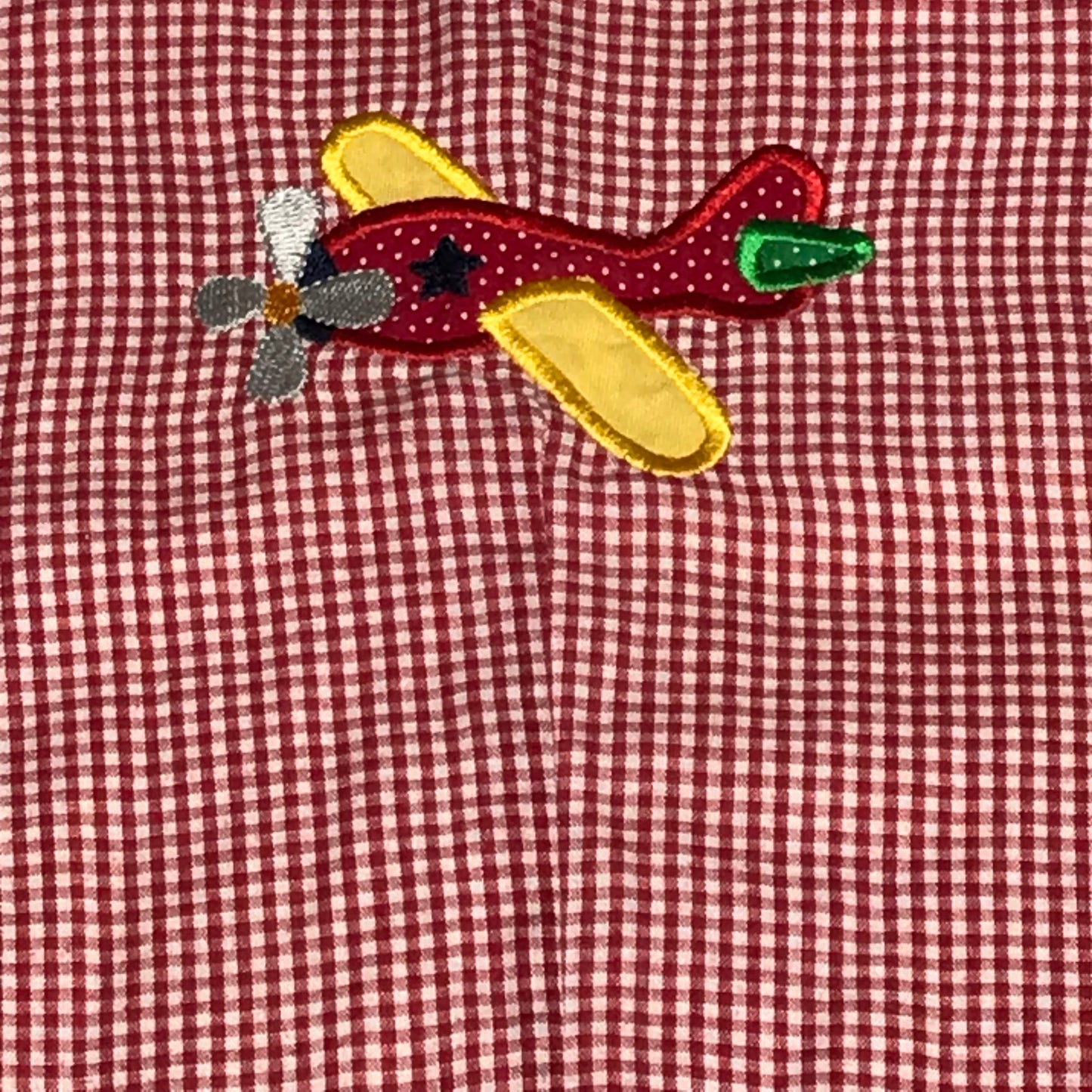Baby Bloomers Handmade Baby Boy Airplane Applique Jon Jon Size 18M