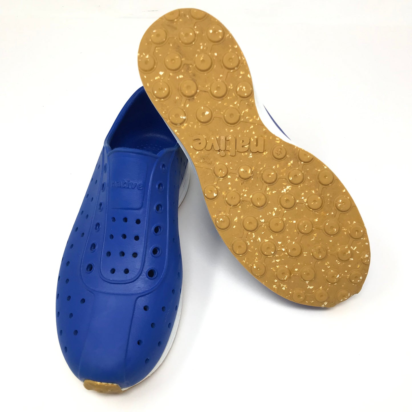 Native Robbie Slip On Sneakers Unisex Blue Size J3