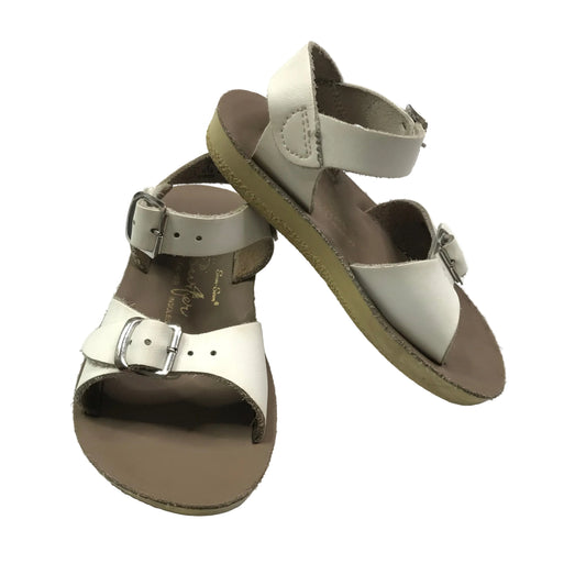 Sun-San Salt Water Sandals White Shoes Unisex Size 8