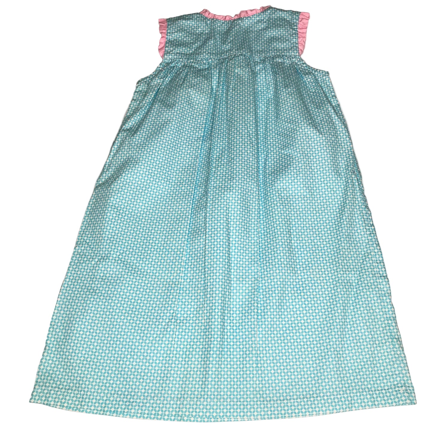 Southern Sunshine Kids Girls Aqua Geometric Print Size 7