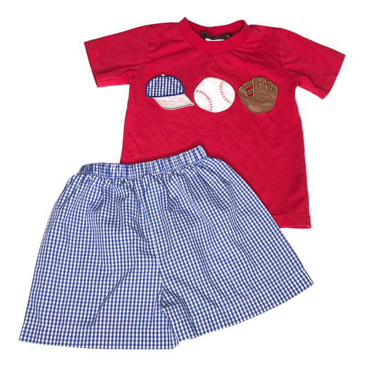 Millie Jay Baby Boys Baseball 2 Piece Set Size 18M