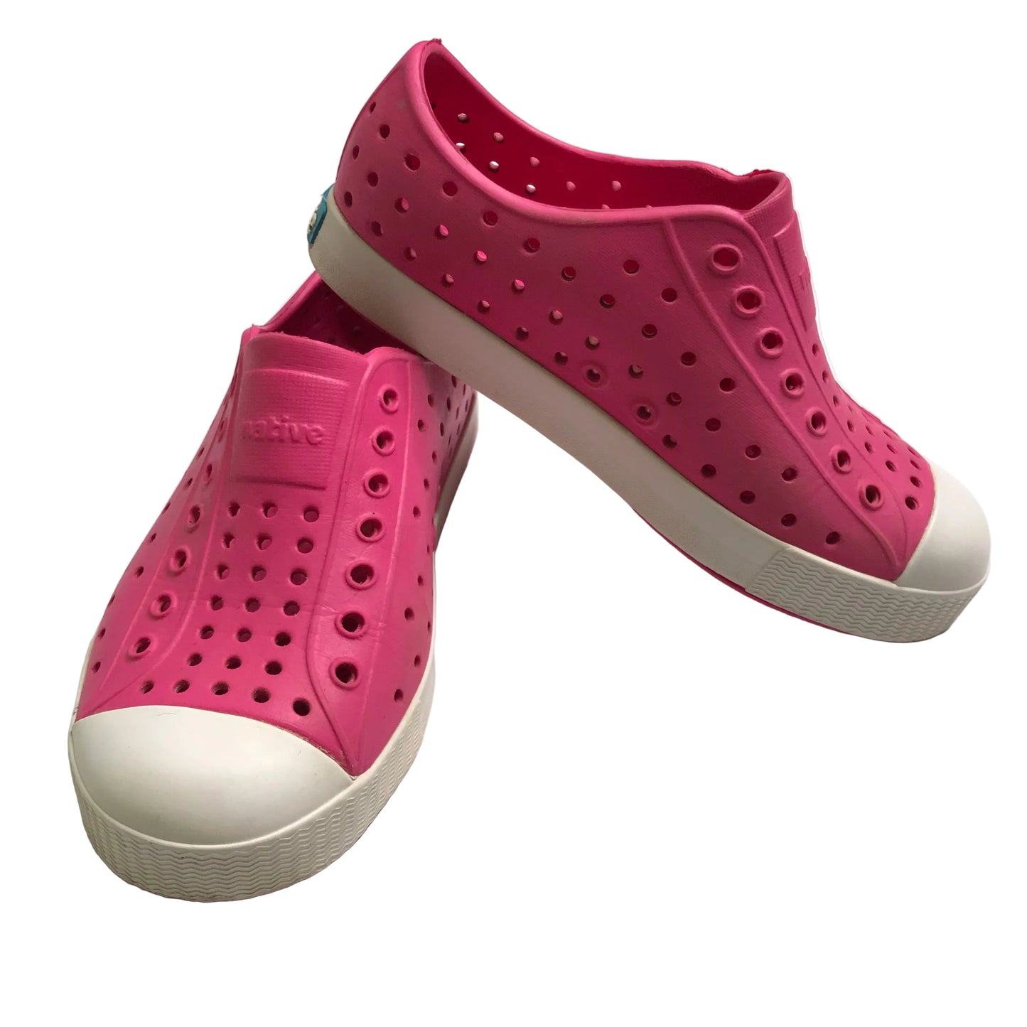 Native Jefferson Slip On Waterproof Sneakers Shoes Pink Girl Shoes Size C12