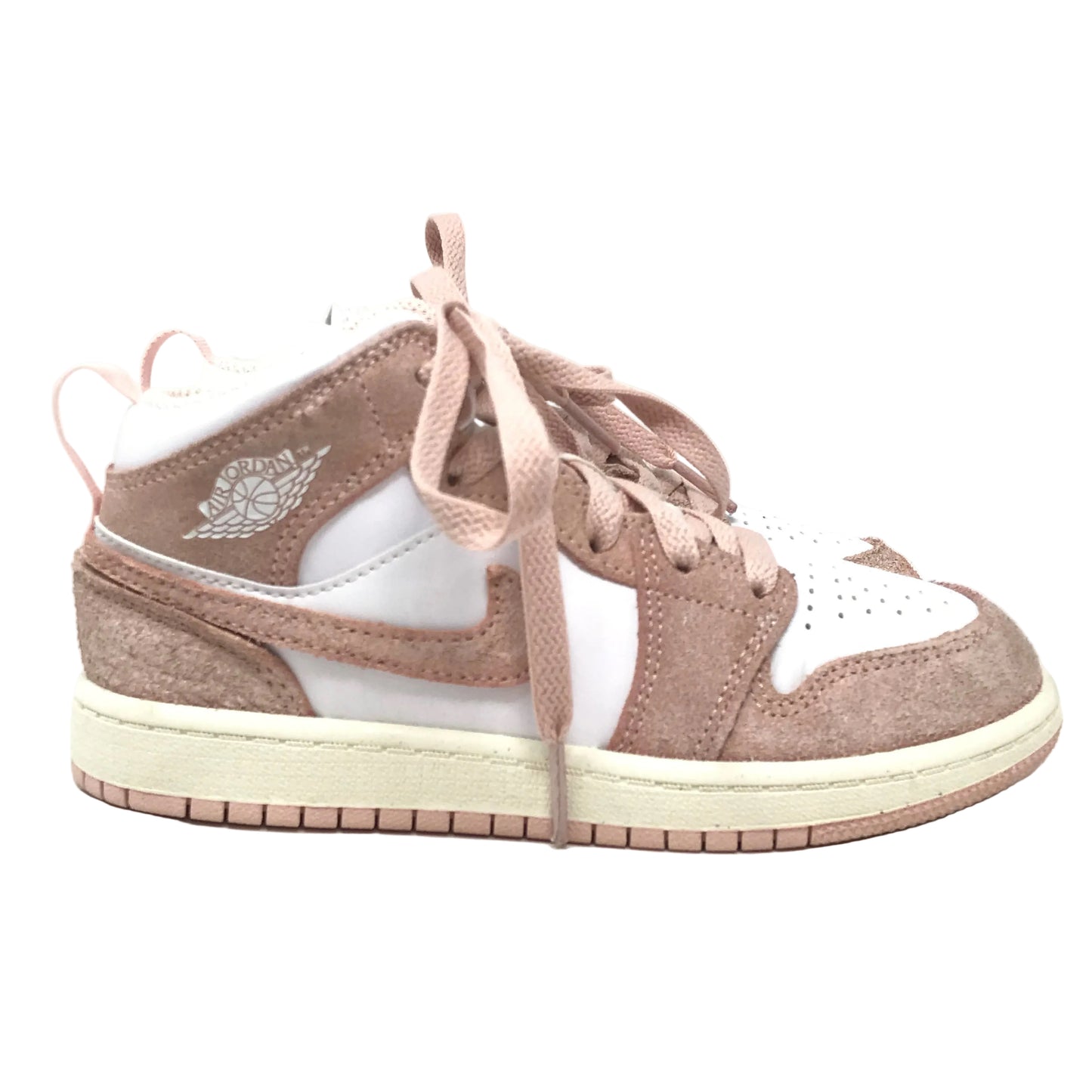 Nike Air Jordan 1 Mid SE Sneakers Pink Toddler Size 13.5C