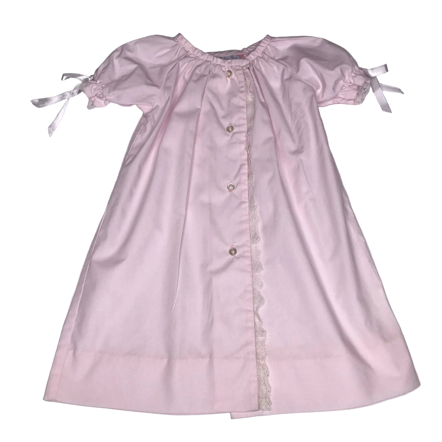 Lullaby Set Daygown Lace Trim Light Pink Baby Girl Size 3M