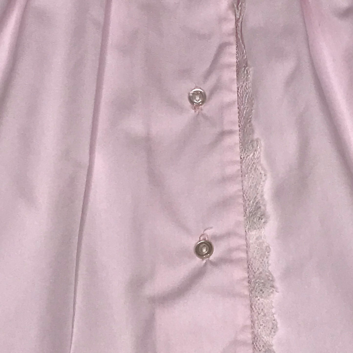 Lullaby Set Daygown Lace Trim Light Pink Baby Girl Size 3M