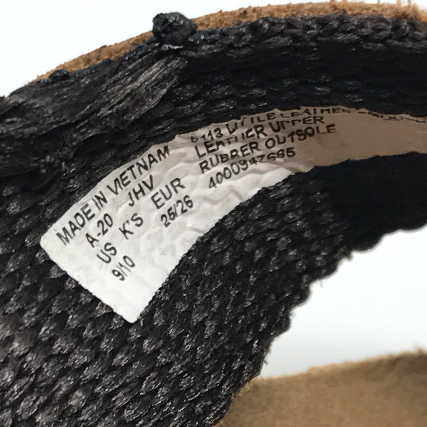 Reef Smoothy Leather Flip Flops Boys Size 9/10