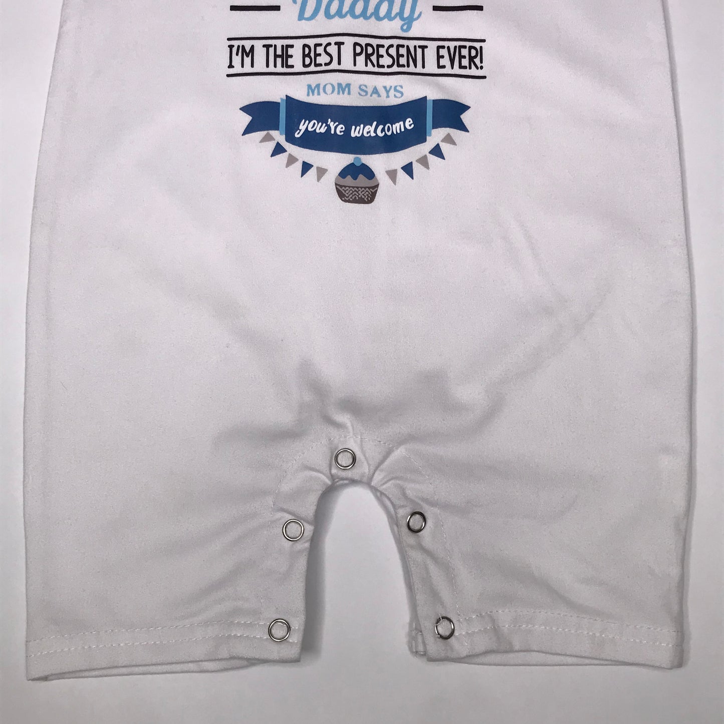 Happy Birthday Daddy Shortall Baby Boy Size 12-18M