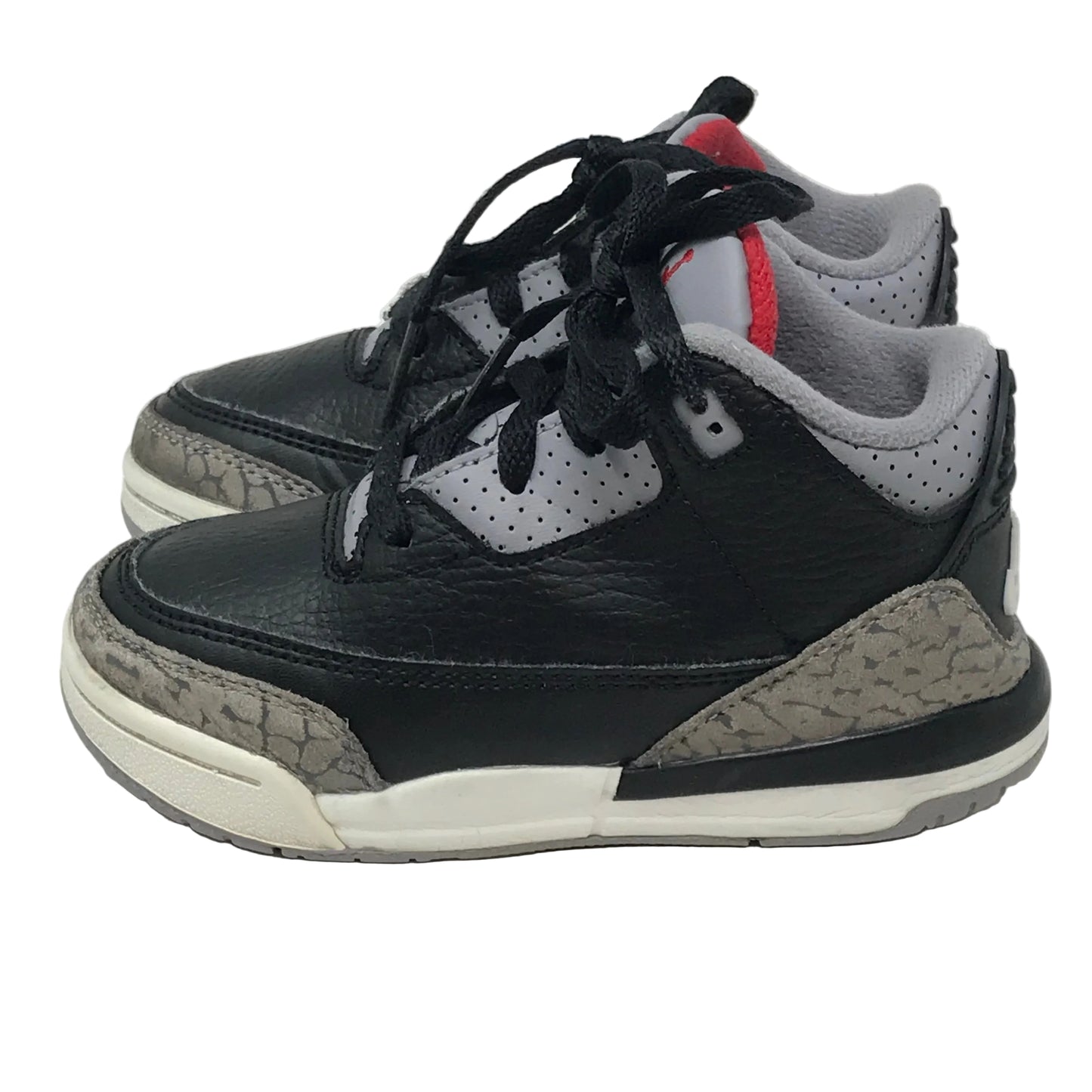 Air Jordan 3 Retro Black Cement Toddler Size 8C