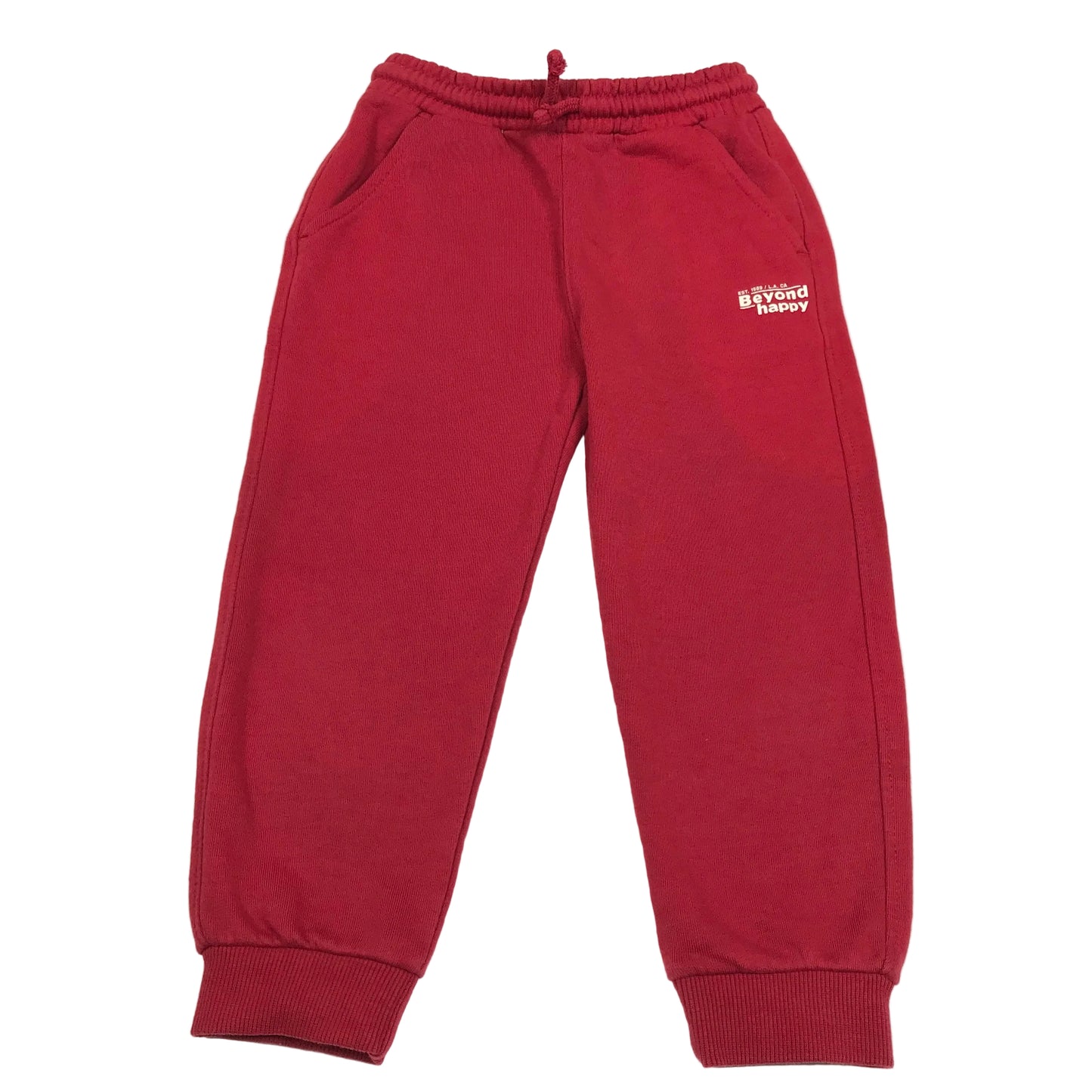Zara Sweatpants Joggers Burgundy Boys Size 4-5Y