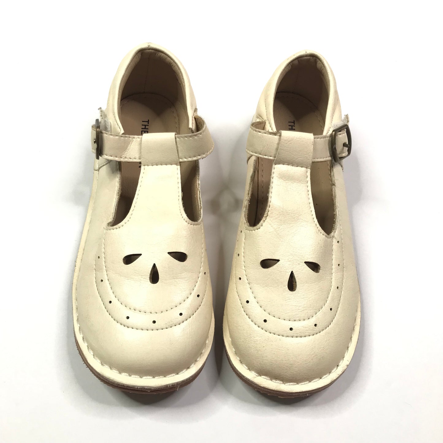 Thee Bron Mary Jane Beige Shoes Girls Size 13