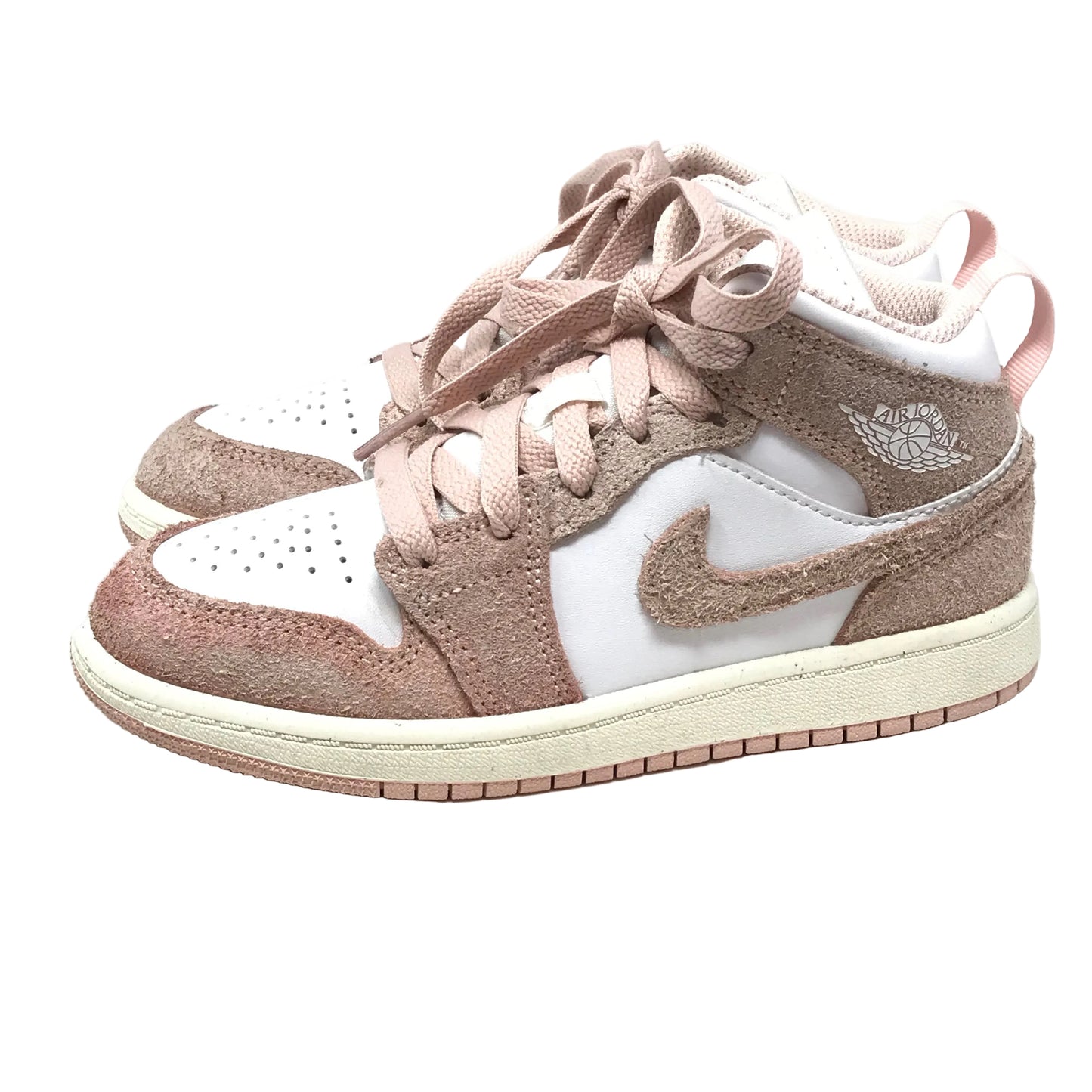 Nike Air Jordan 1 Mid SE Sneakers Pink Toddler Size 13.5C