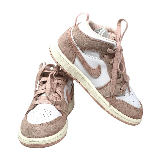 Nike Air Jordan 1 Mid SE Sneakers Pink Toddler Size 13.5C