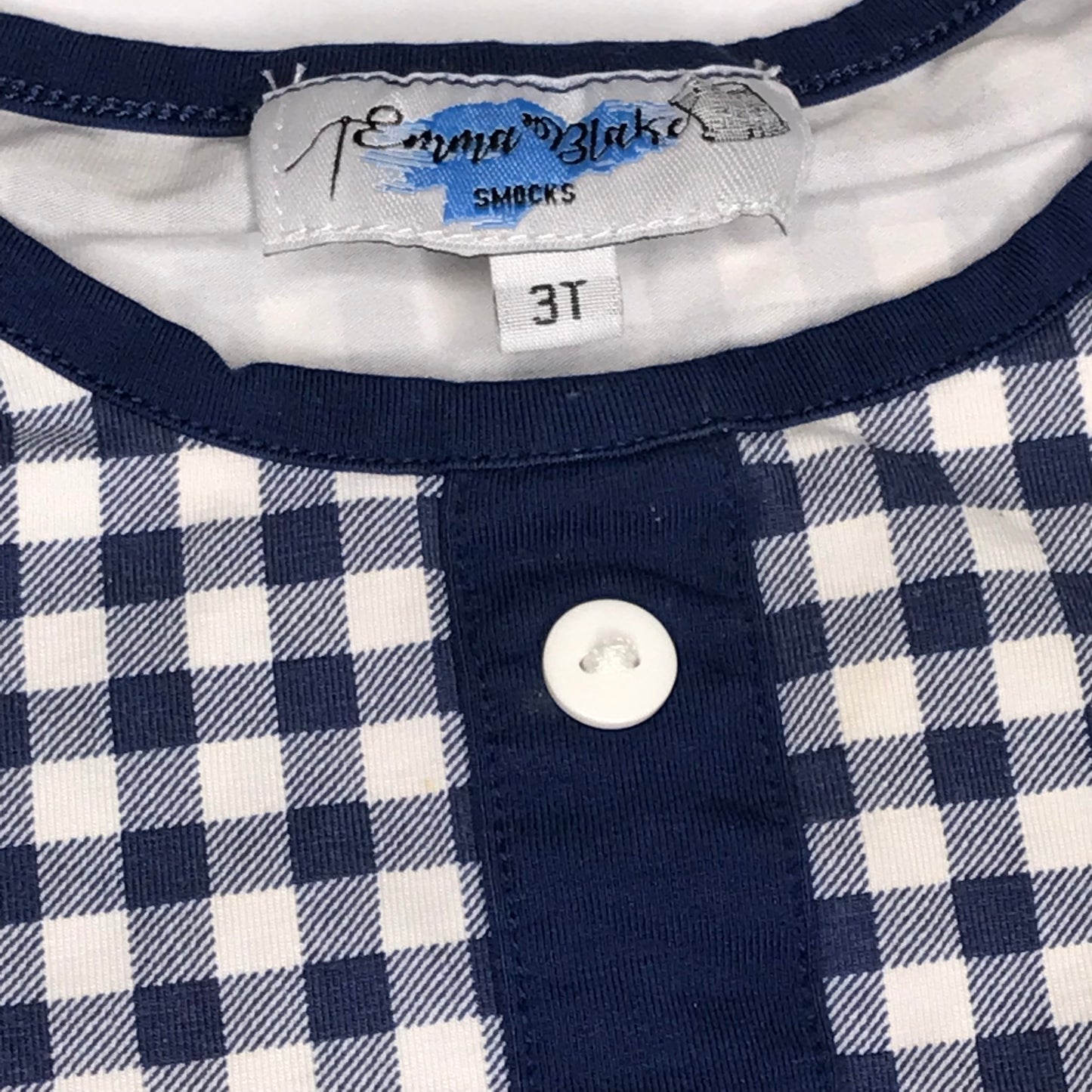 Emma Blake Smocks Auburn Tigers Megaphone Gingham Dress Girl Size 3T