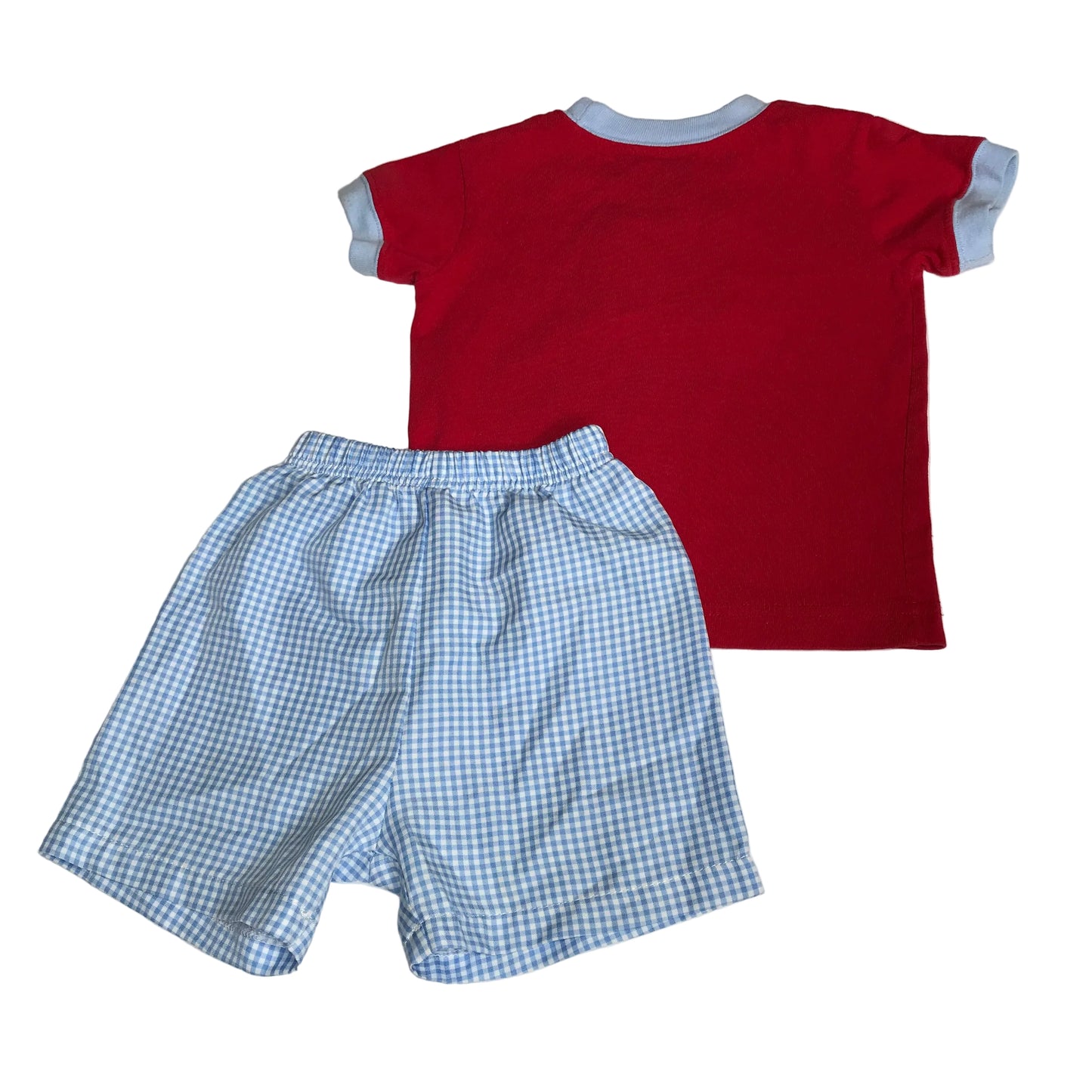 Kelly’s Kids Baby Boy Smocked Lobster Short Set Size 18M