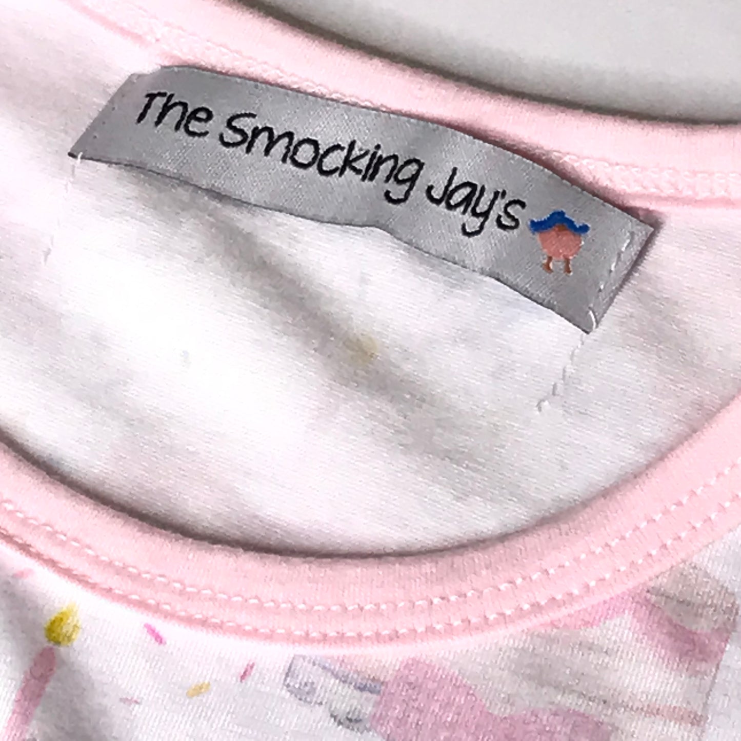 The Smocking Jays Birthday Cake Celebration Short Set Size 6-7