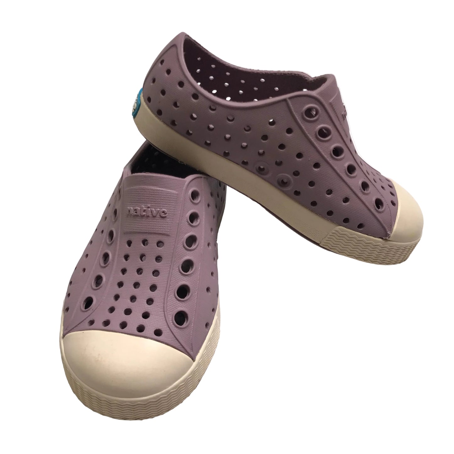 Native Jefferson Slip On Waterproof Sneakers Shoes Purple Girl Shoes Size C6